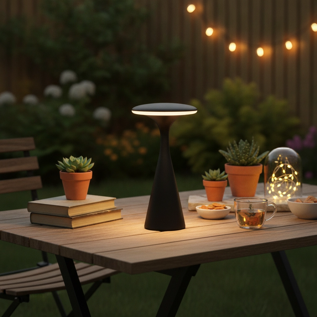 Design table lamp Grigio black