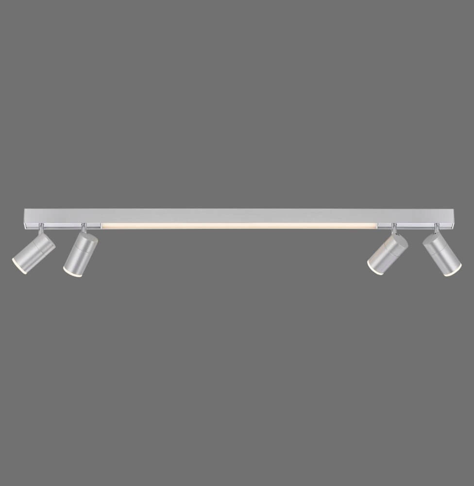 Sleek ceiling lamp Pure Lines Spot aluminum Paul Neuhaus 4012248366370