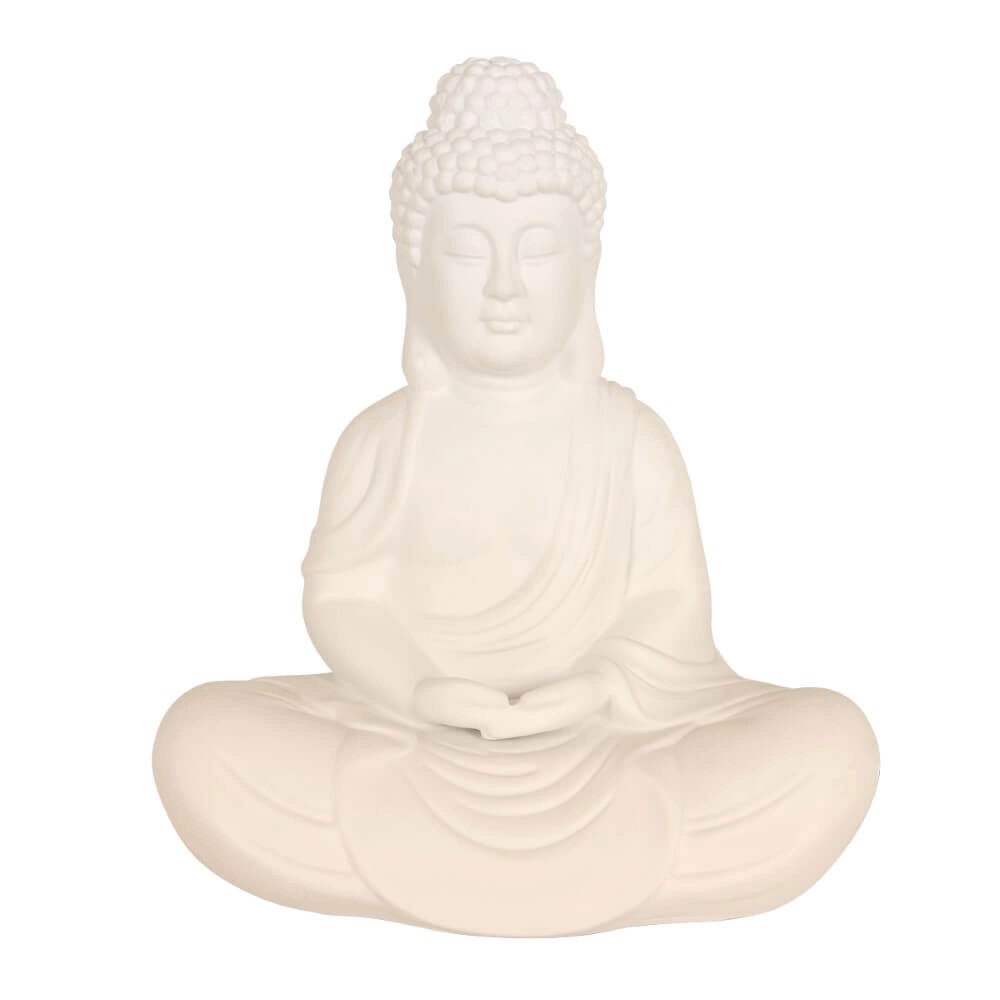 Plaster table lamp Jazz white Steinhauer 8712746146875