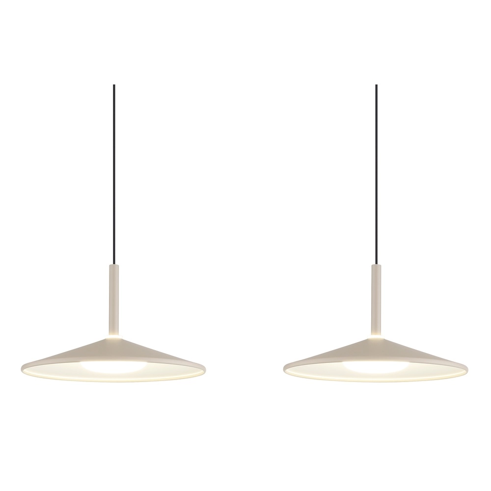 3-light pendant lamp Lampone Design sand brown Globo 9007371572366