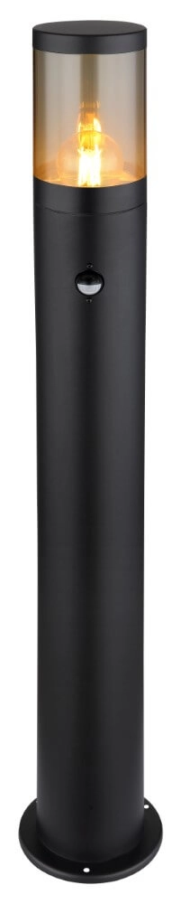 Black patio lamp Xeloo 80 cm - with sensor