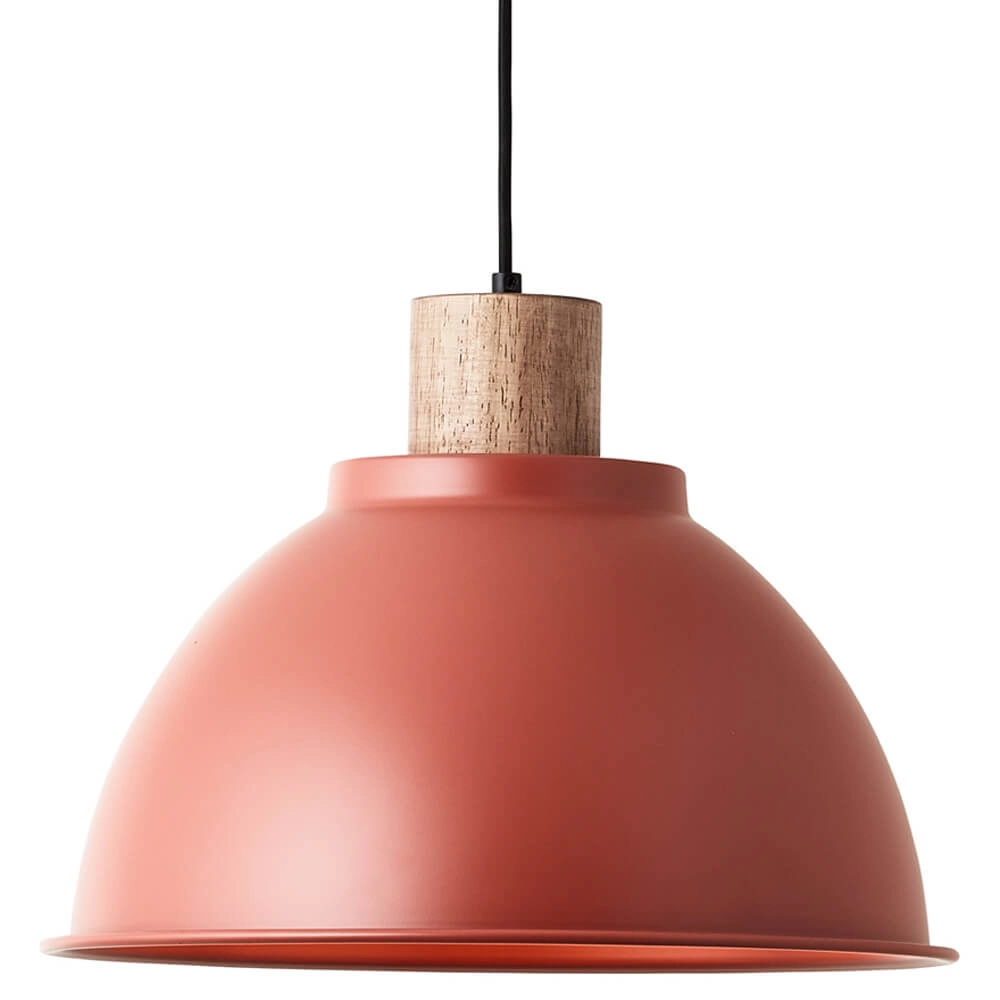Pendant lamp Erena Ø 38cm red