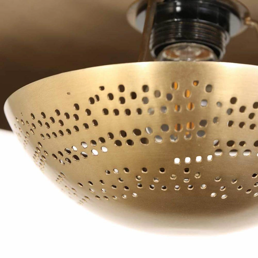 Round ceiling lamp Brass bronze Steinhauer 8712746171662