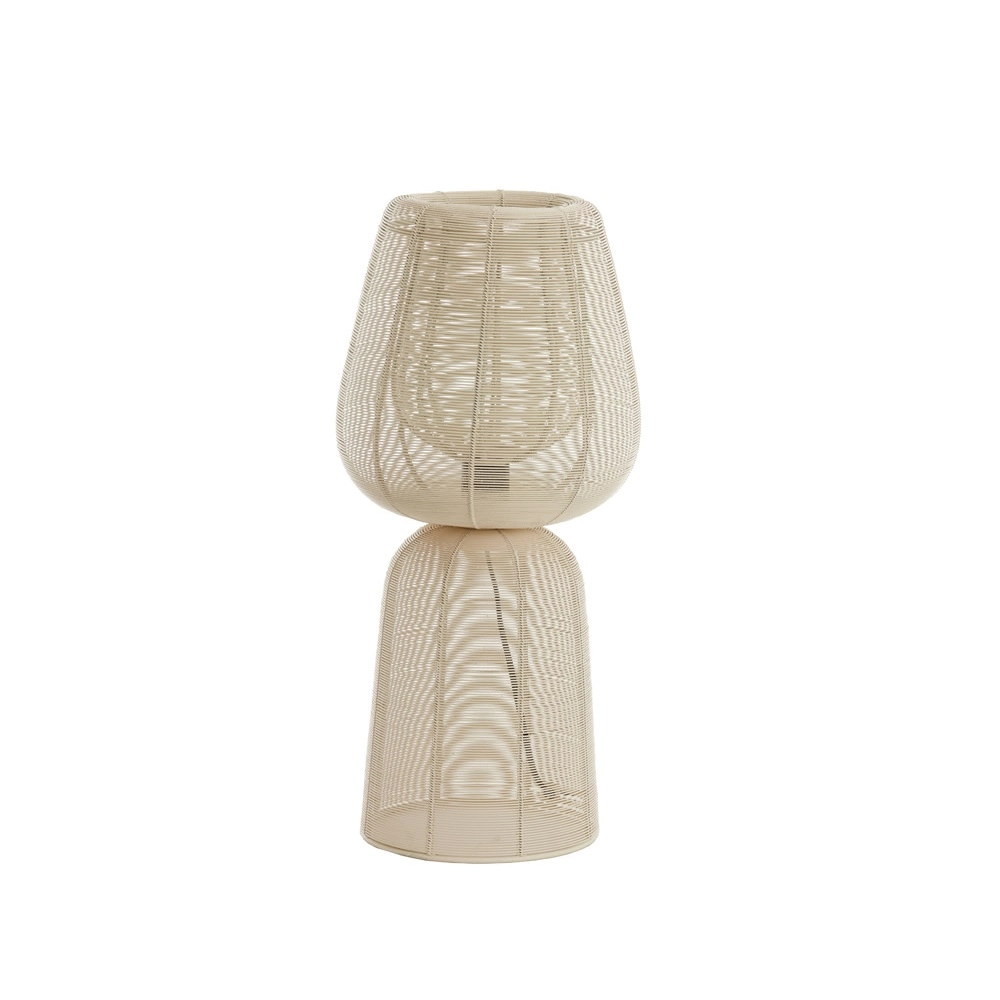 Table lamp Aboso white Ø 24cm Light & Living 8717807701598