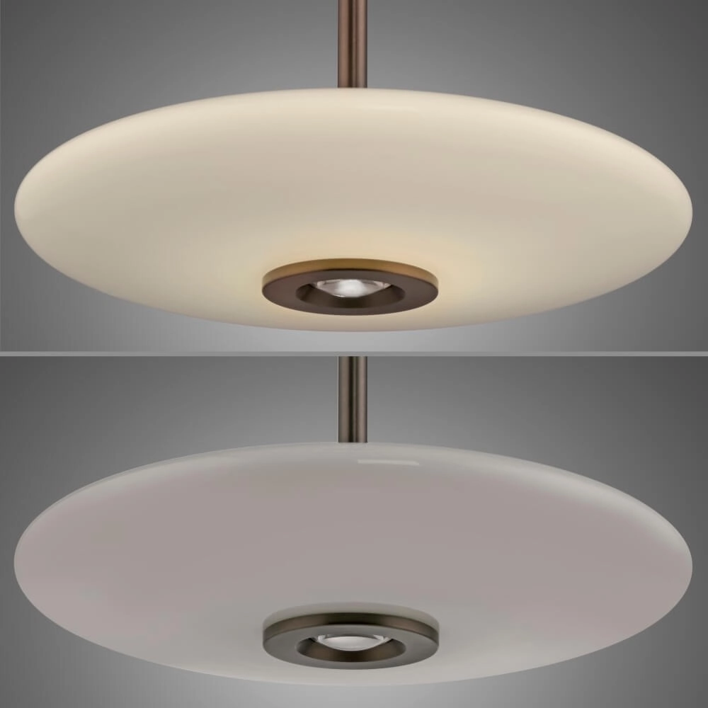 Hanging lamp Pure E-Vitrum designer brown Paul Neuhaus 4012248382677