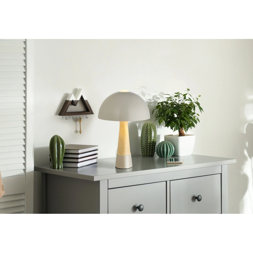 Unique table lamp Paulin Ø 25cm grey Globo 9007371510801