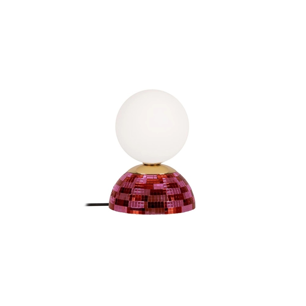 Table lamp Glitzer pink