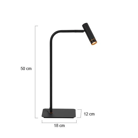 Table lamp Lumo Black Steinhauer 8712746184624