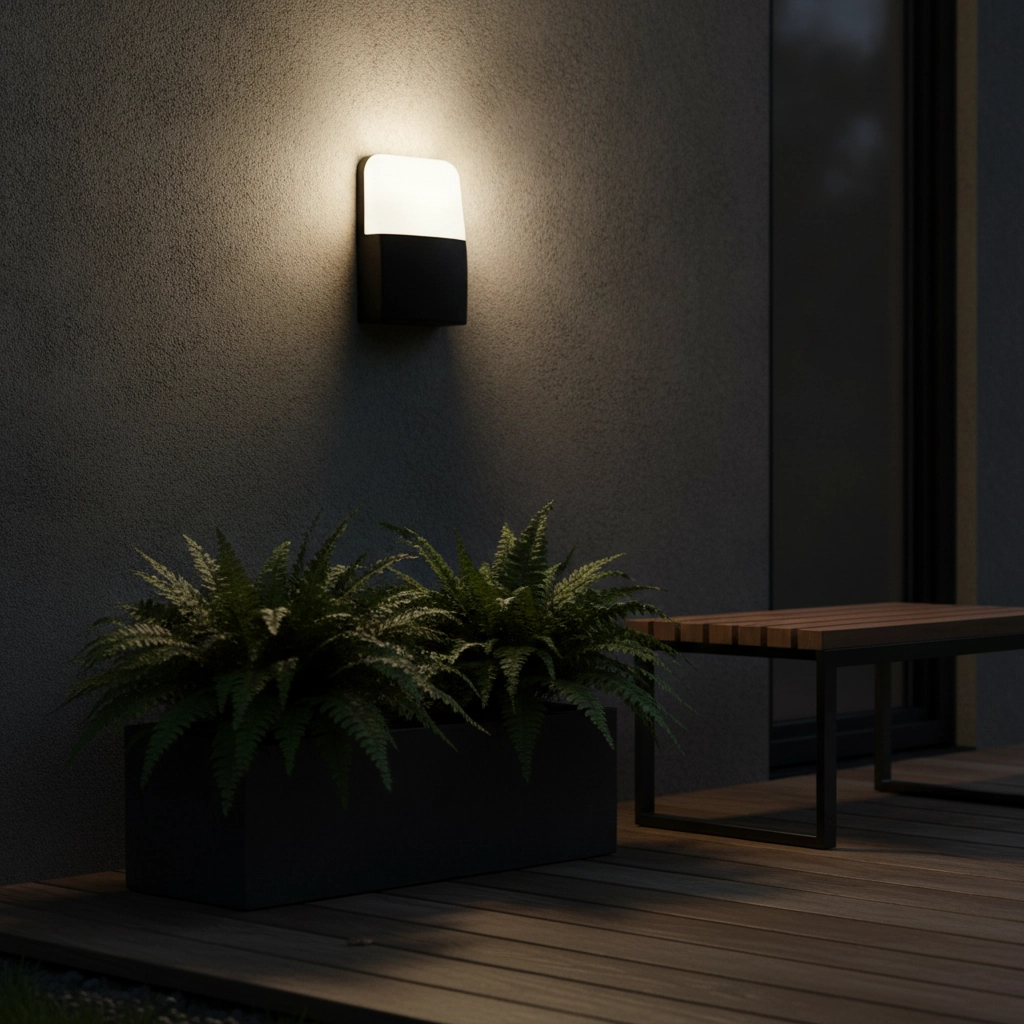 Wall lamp Droplet black