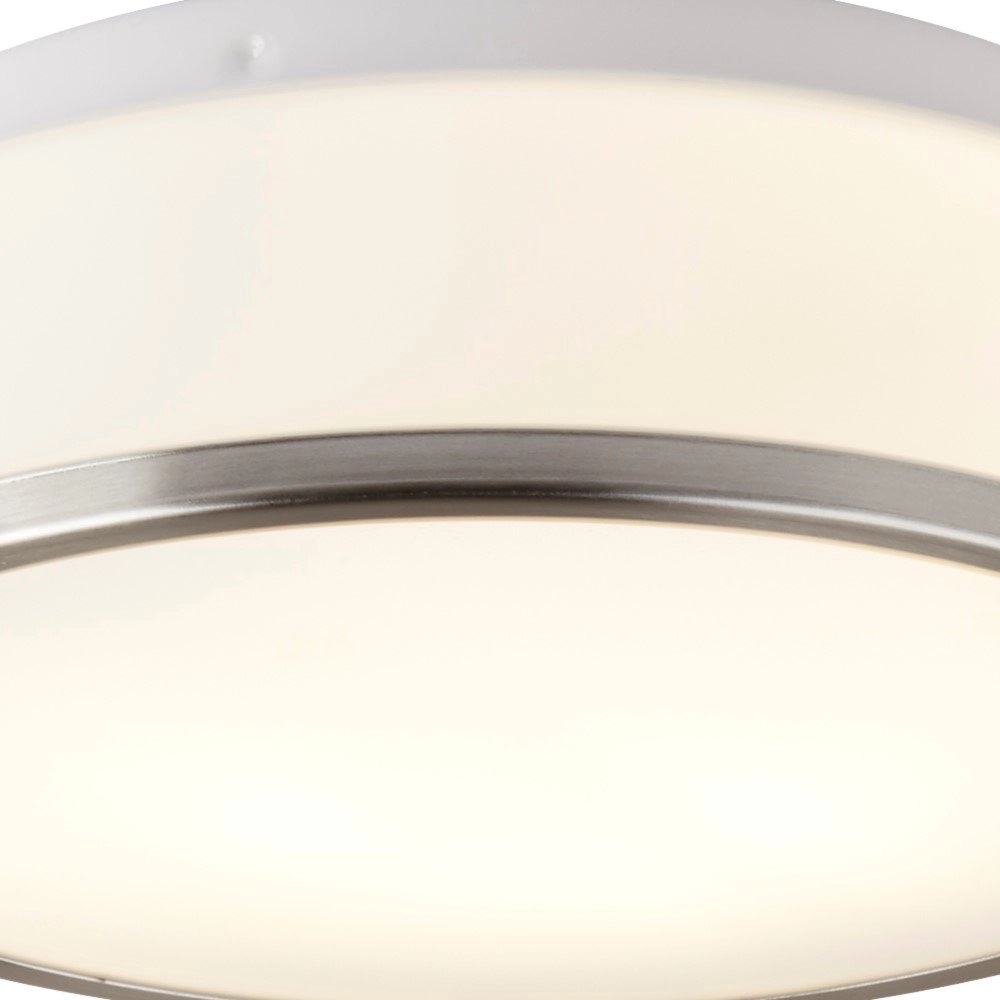 Bathroom lamp Discs Ø 28cm silver Searchlight 5013874395535