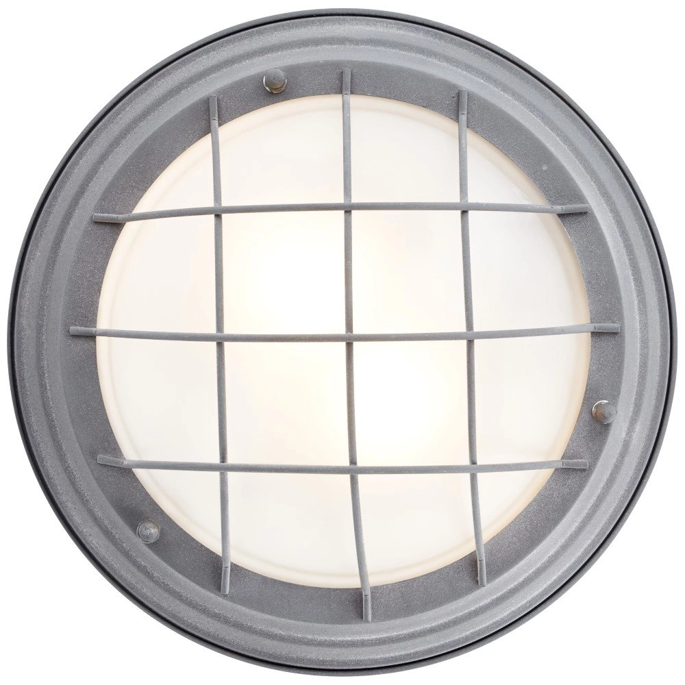 Country ceiling light Typhoon Ø 35cm concrete grey Brilliant 4004353249549