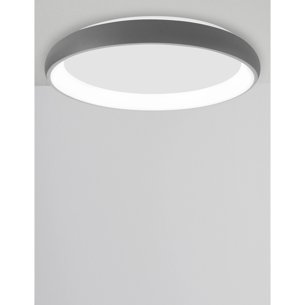 Ceiling lamp Albi grey Ø 61cm Lyora 5212017419569