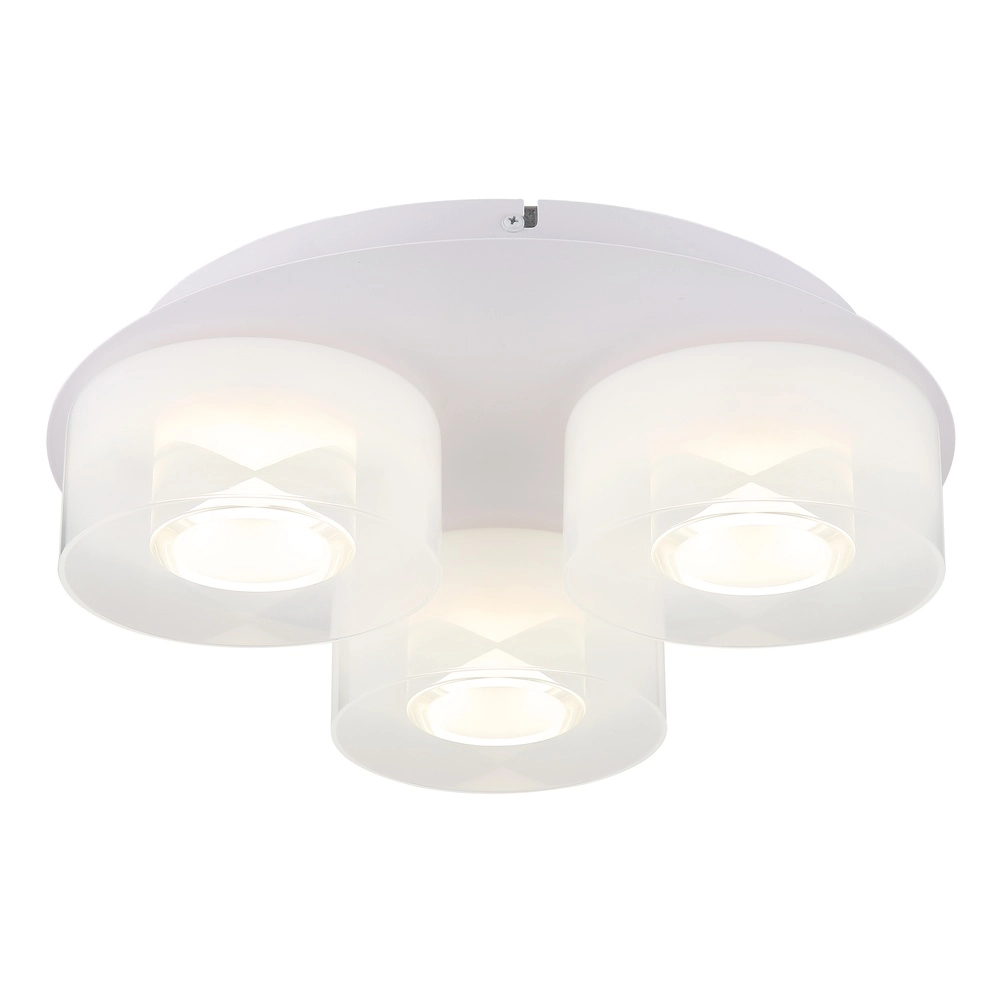 Design ceiling lamp Belinda 3-light white
