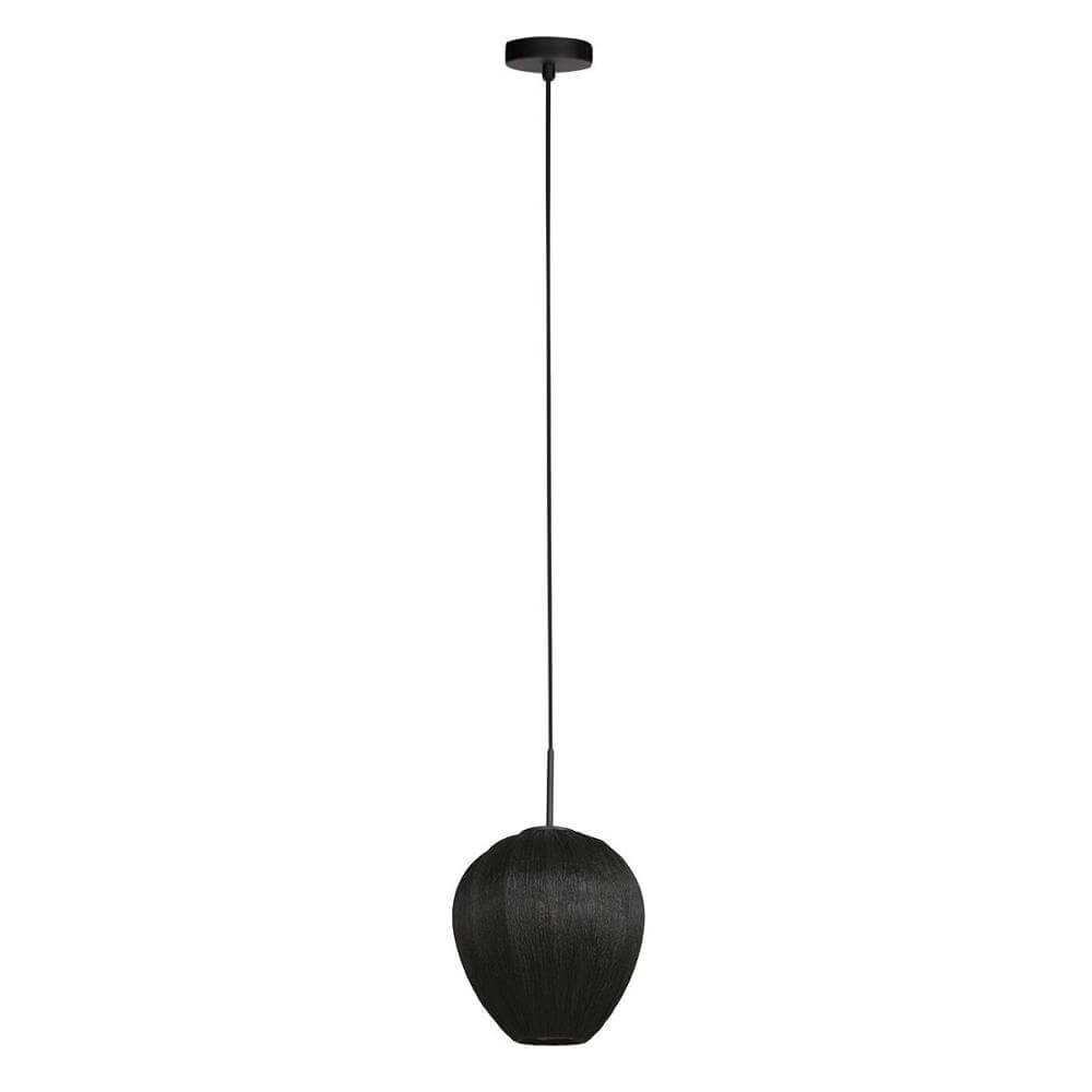 Pendant lamp HaloSwap with black fabric shade Ø 25cm Steinhauer 8712746179781