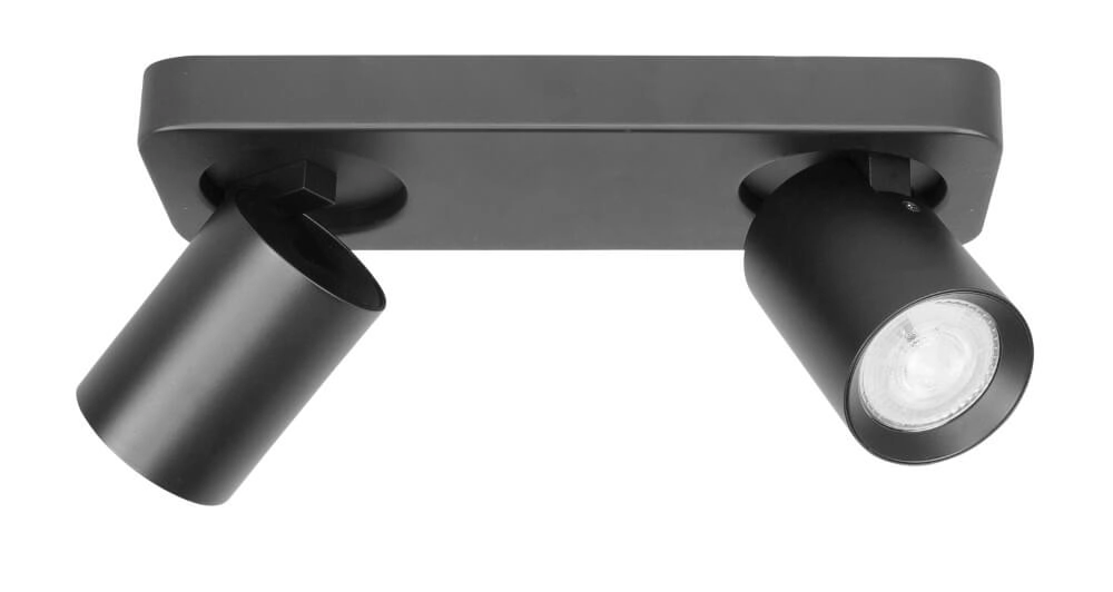 Double surface-mounted spotlight Oliver Matt black