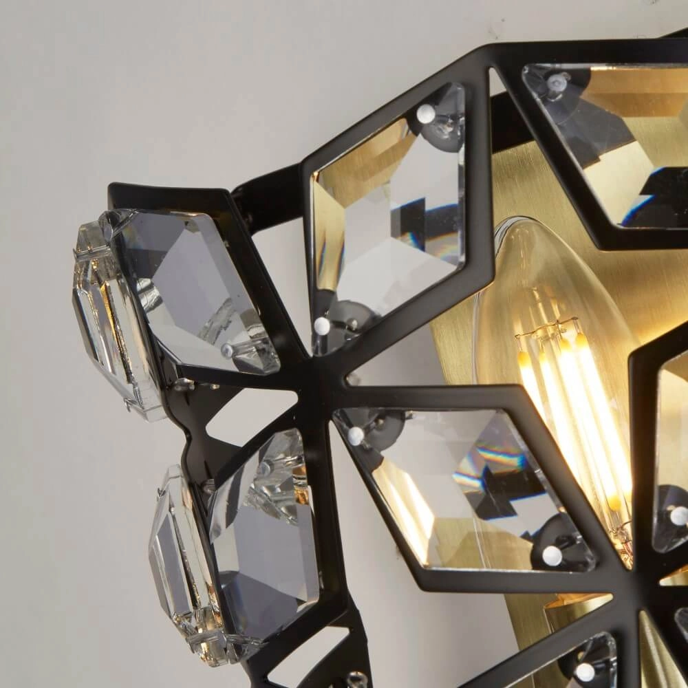 Wall lamp Iris gold Searchlight 5053423243634