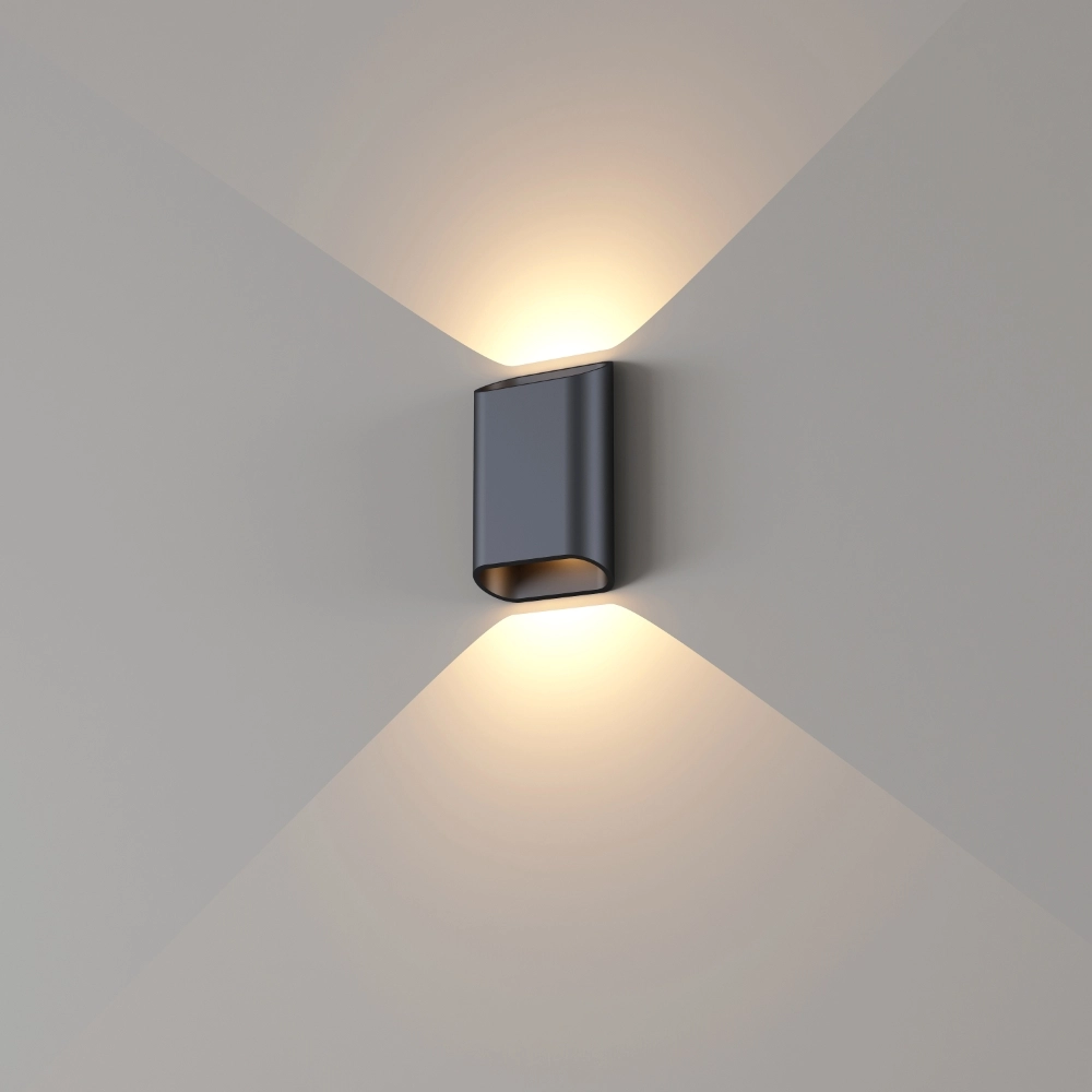 Design wall lamp Diaz-S dim to warm black