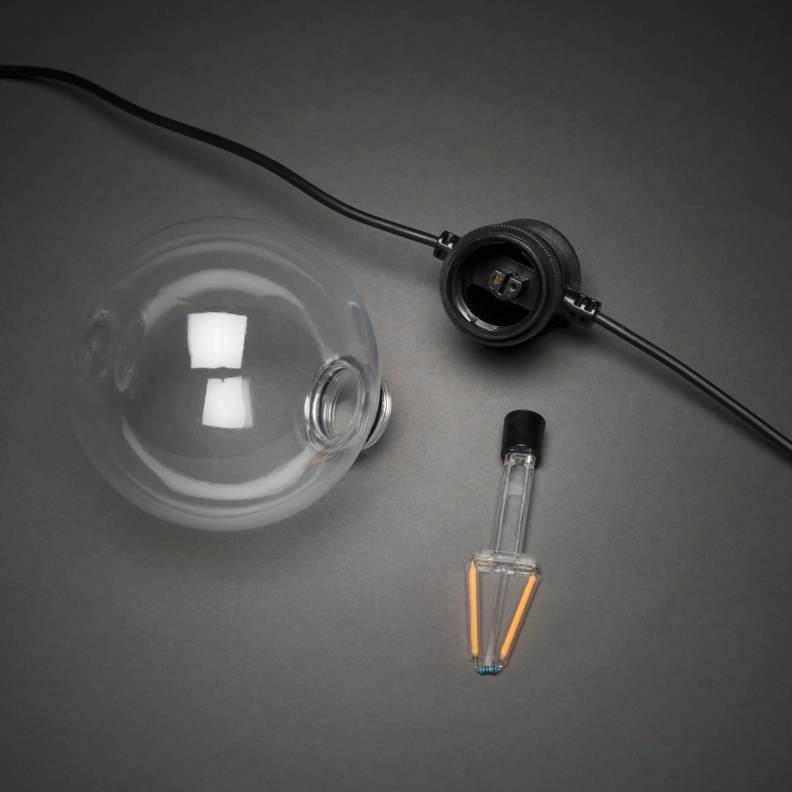 Dimmable cord lighting Partylight with 10 lamps KonstSmide 7318302393809