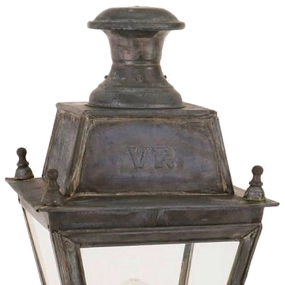 Country outdoor lamp Balmoral Short Pillar handmade - brass (pb) Limehouse 8716803507081