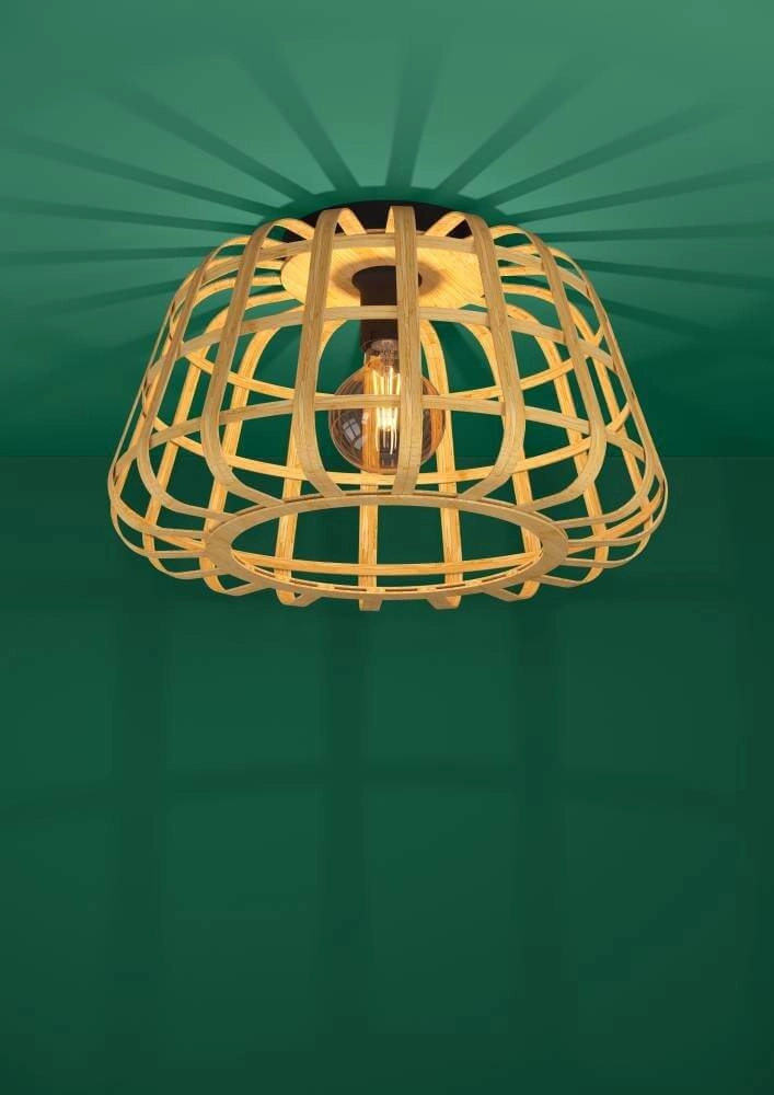 Rattan ceiling lamp Montezuelo Ø 45cm Stars of Light 9008606240494