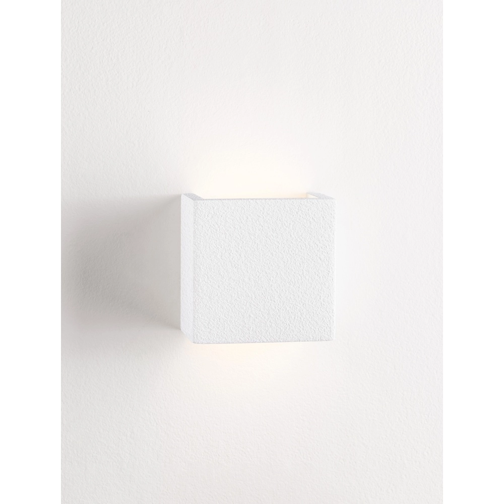 Square wall lamp Sensia white 12.5cm Lyora 5212017479259