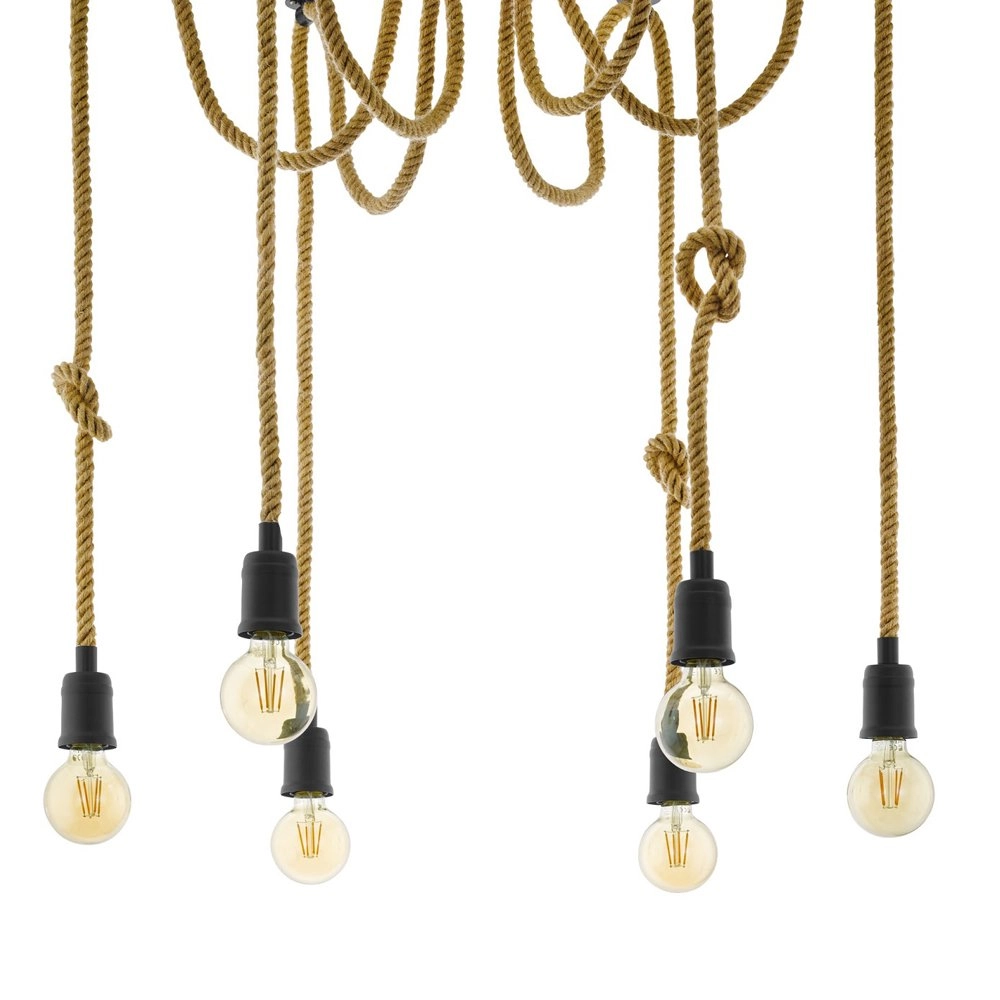 Rope lamp Rampside spider 6-light Eglo 9002759431952