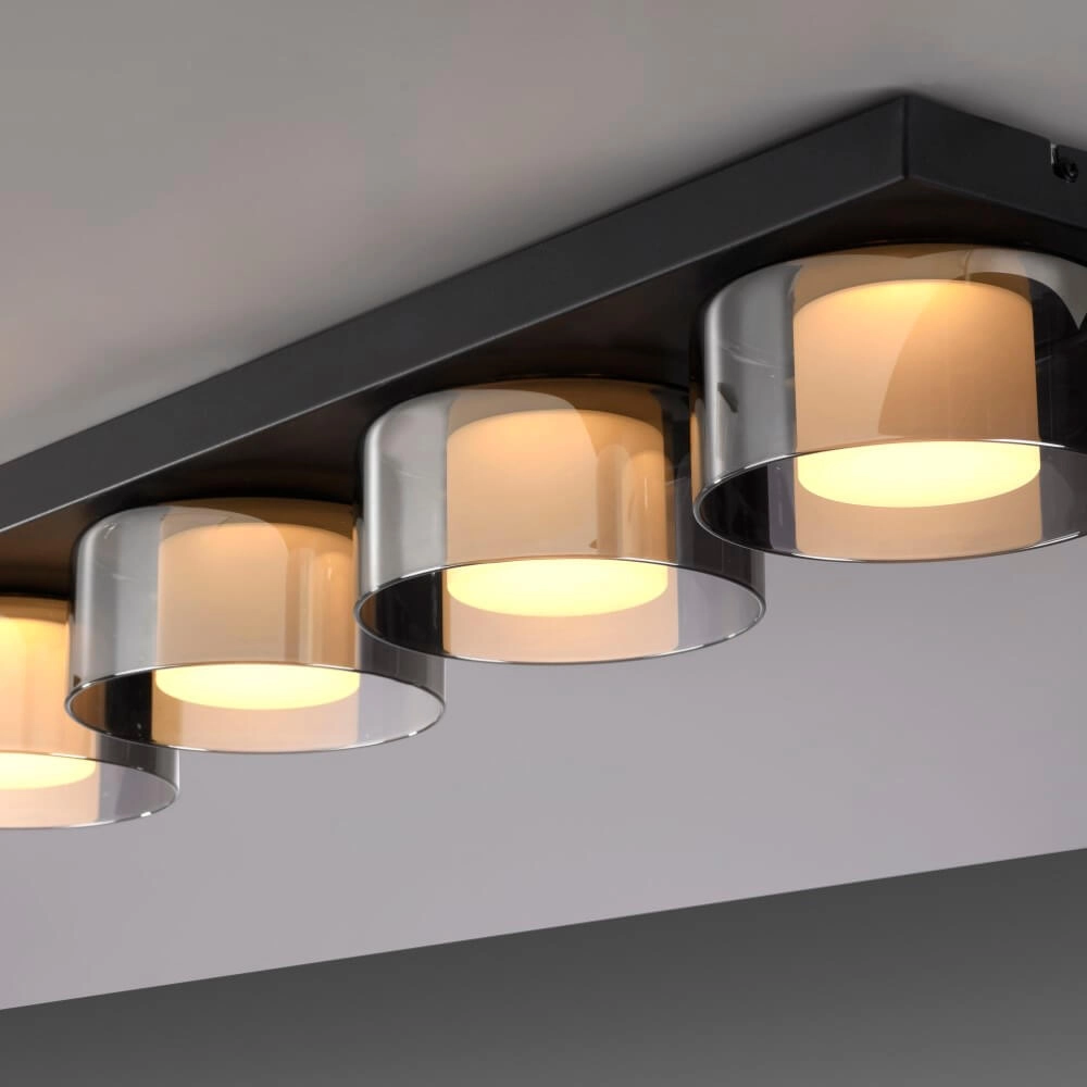 Black ceiling lamp Rika 4-light black Paul Neuhaus 4012248385029