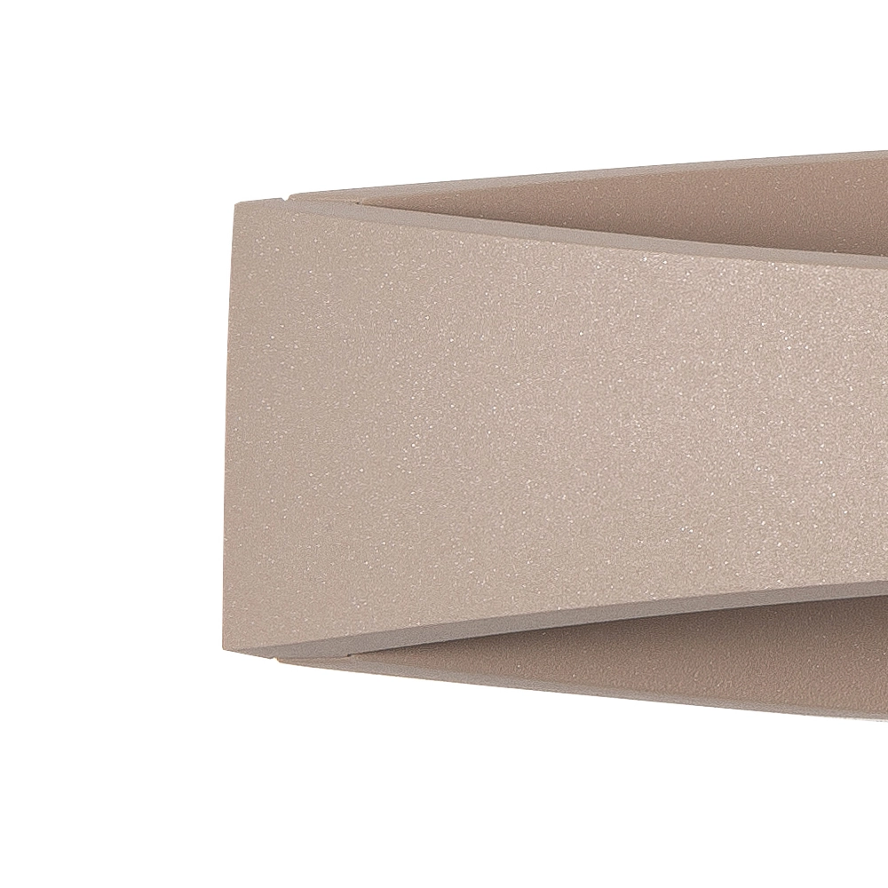 Sleek wall lamp Medusa 35cm sand brown Highlight 8718379050725