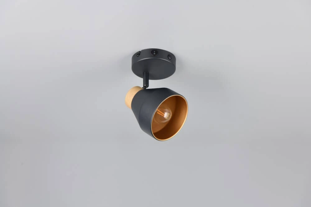 Design wall lamp Valentin black Trio 4017807637397