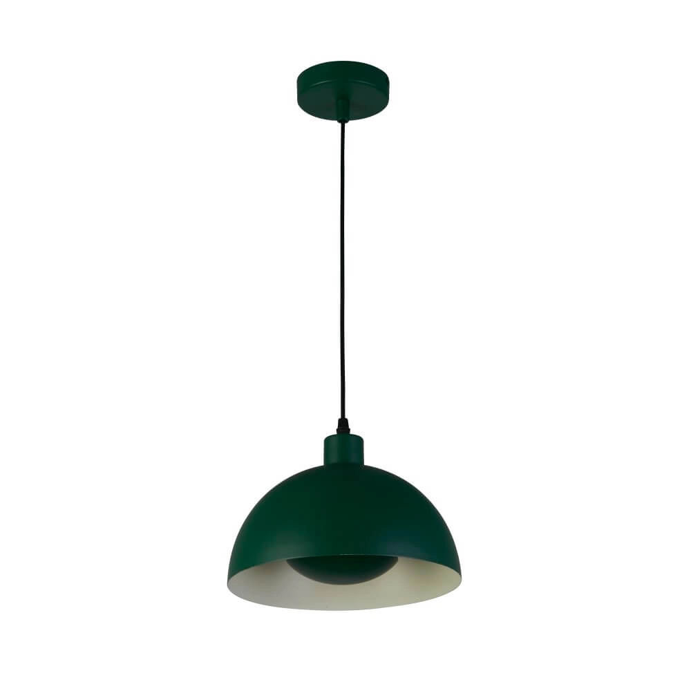 Green pendant lamp Mars shade 31cm high Searchlight 5053423274300