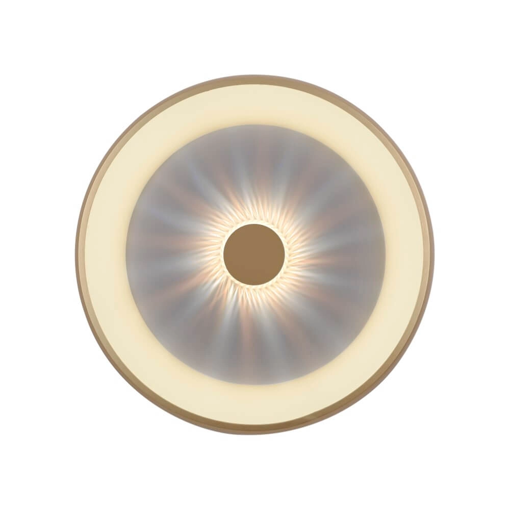 Round ceiling lamp Vertigo brass Ø 61.5cm Just Light 4043689995096