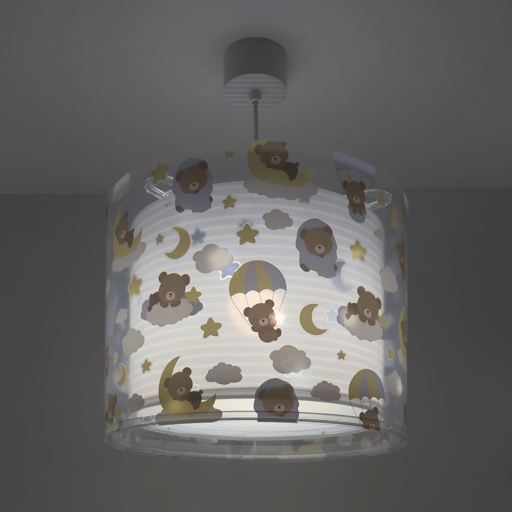 Children's room pendant lamp Baby Teddy blue Dalber 8420406002668