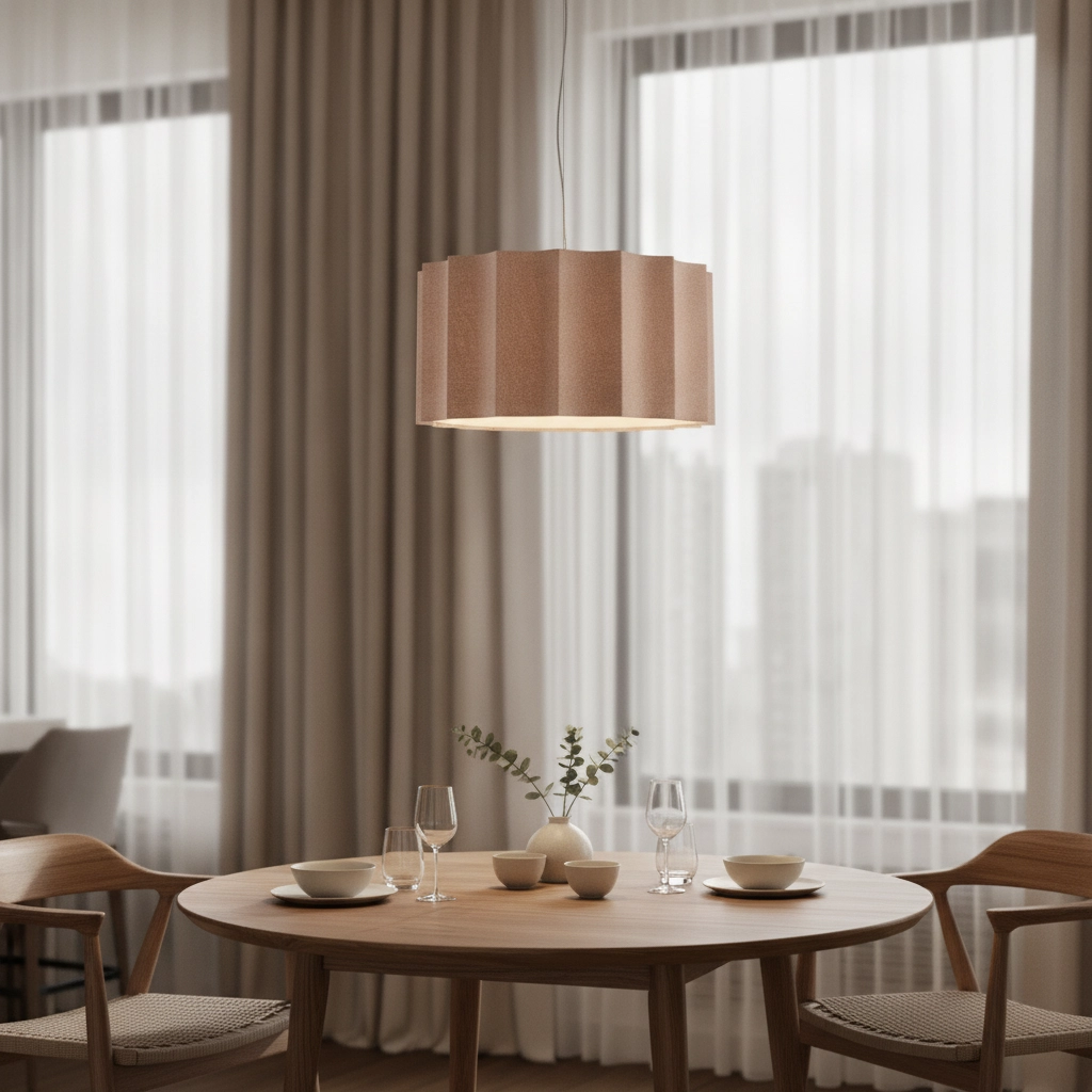 Design pendant lamp Alve coffee brown Ø 45cm