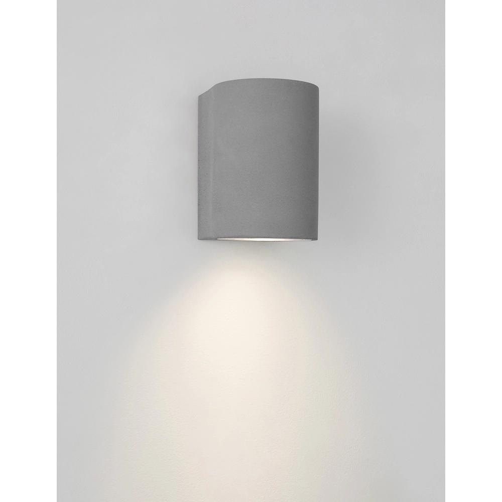 Wall spotlight Lido concrete grey 12cm