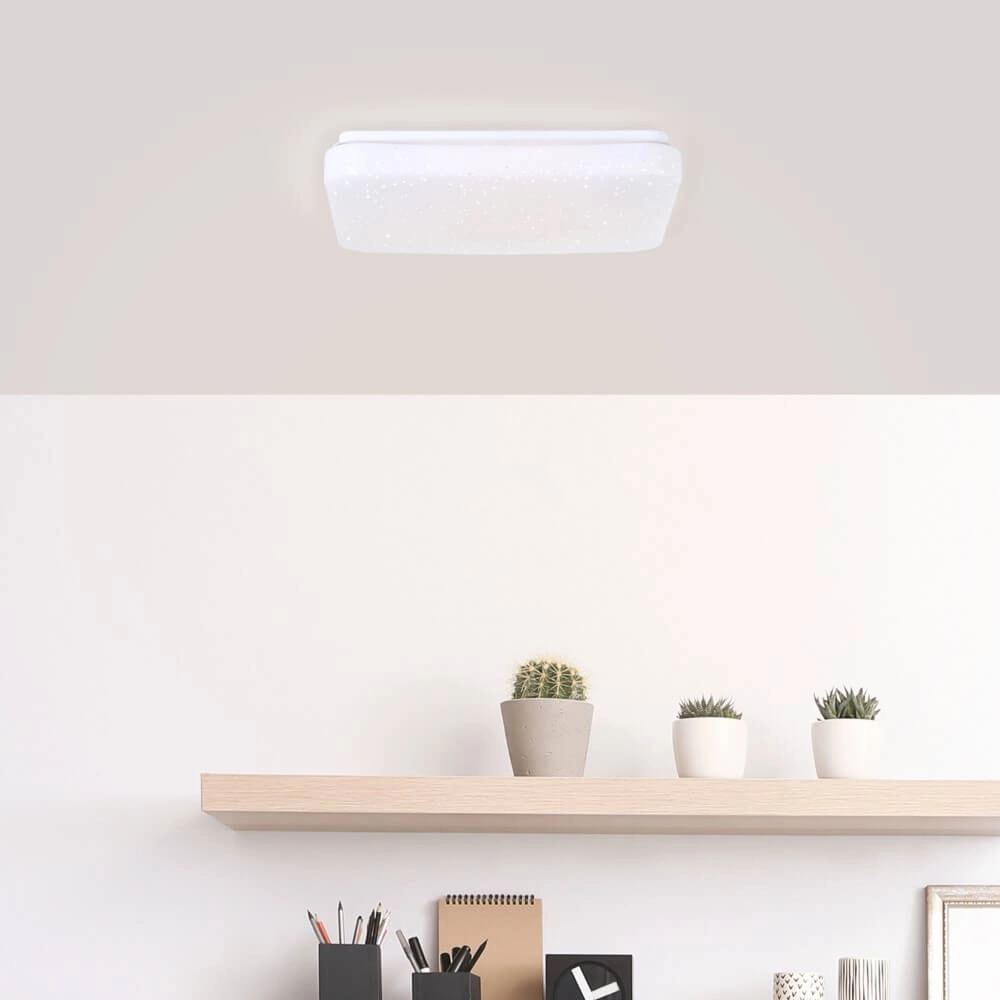 Ceiling light Farica Starry 28cm - 4000K with star function Brilliant 4004353410451