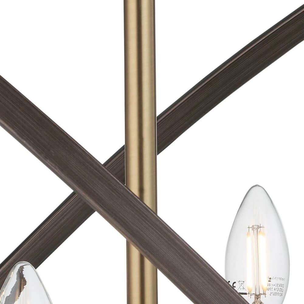 Classic pendant lamp Hoopla 6-light Searchlight 5053423135502