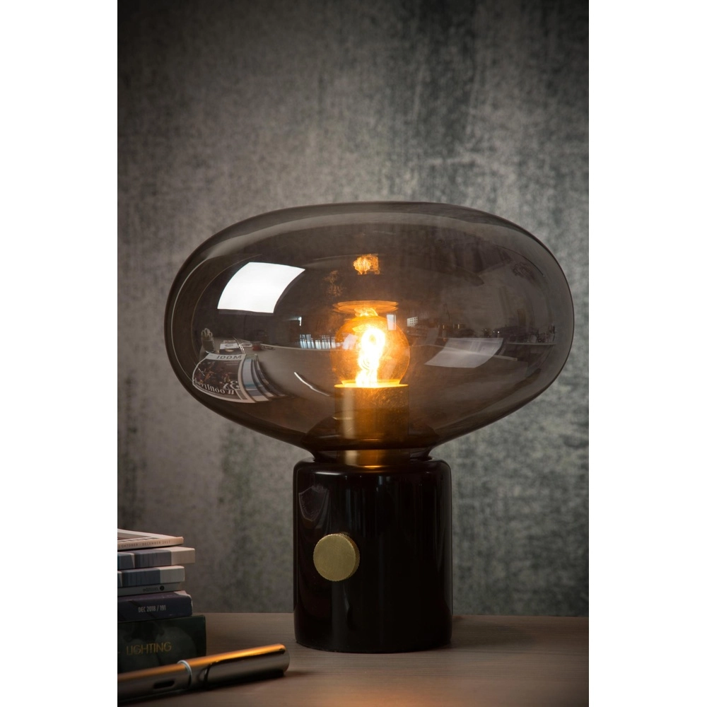 Design table lamp Charlize Ø 23cm black Lucide 5411212031006