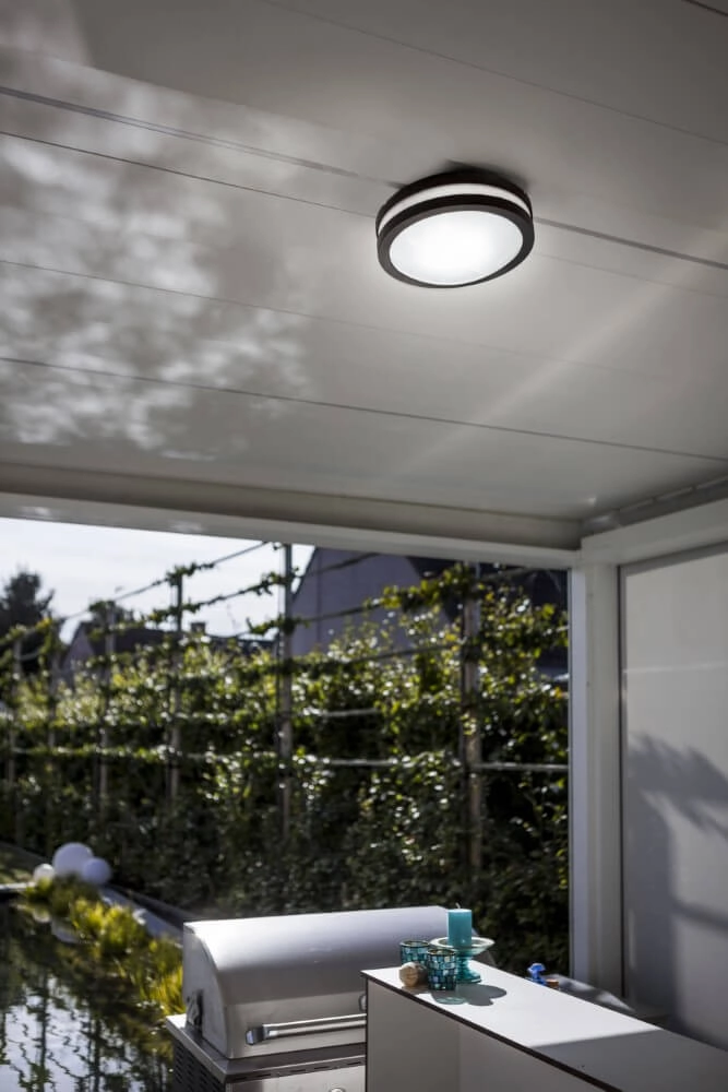 Round wall lamp Titan anthracite Lutec 4250294306944