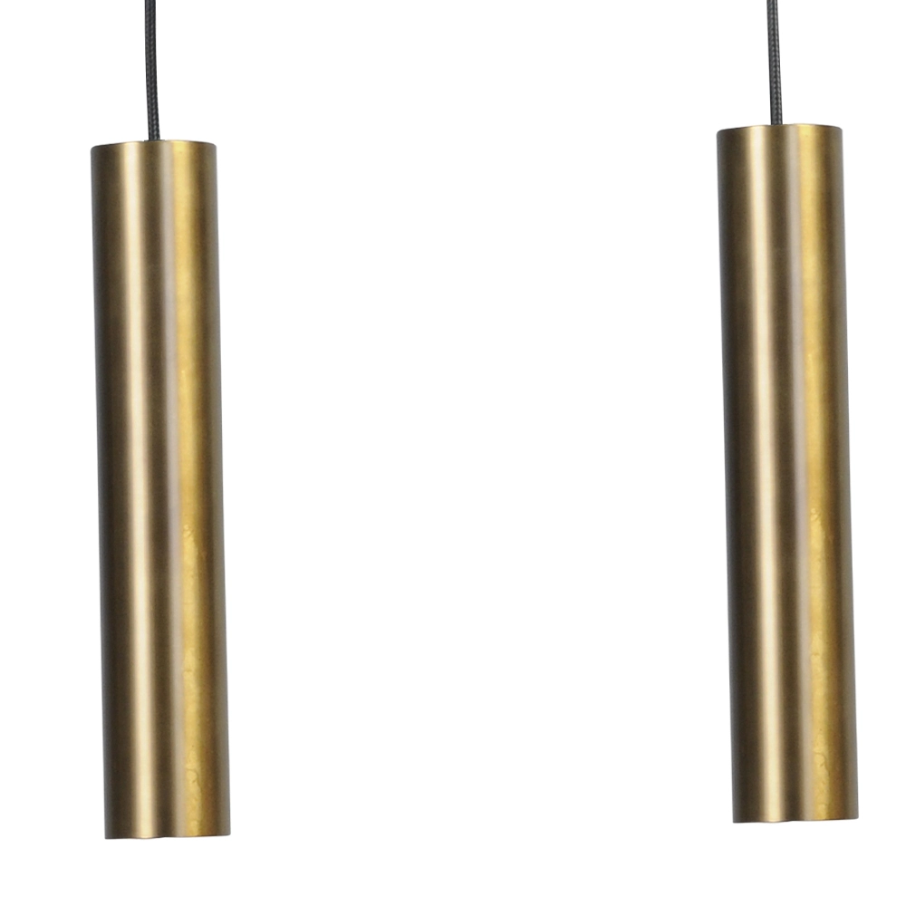 Black dining room hanging lamp Run 5-light cylinders gold Masterlight 8718121204581