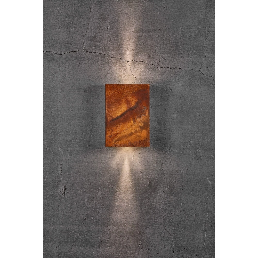 Wall lamp rust brown Fold Wide design Nordlux 5704924001987