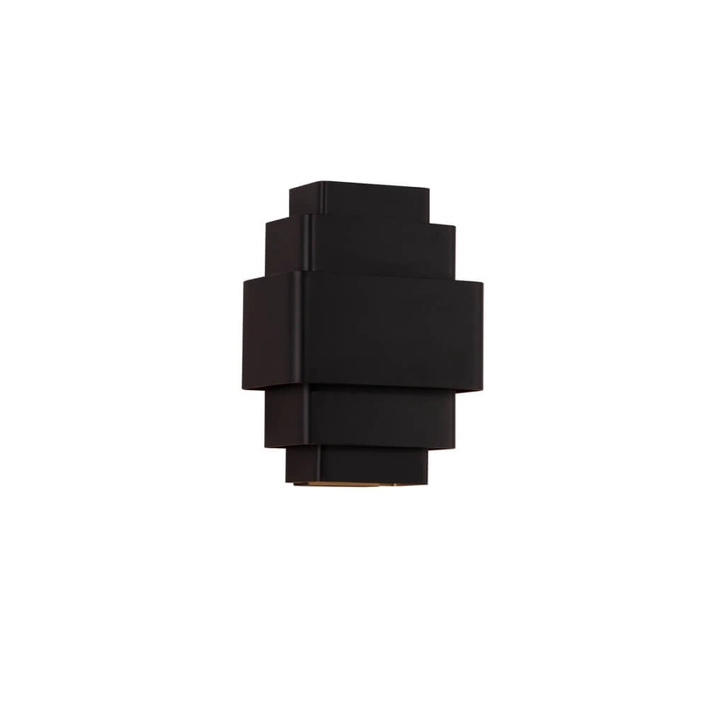 Design wall lamp Layers Black with gold inside Artdelight 8720701101500