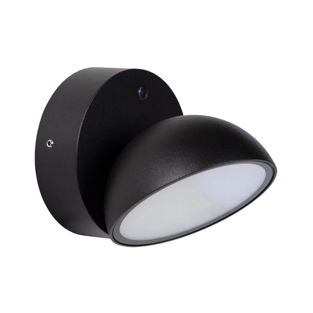 Design wall lamp Finn with sensor black