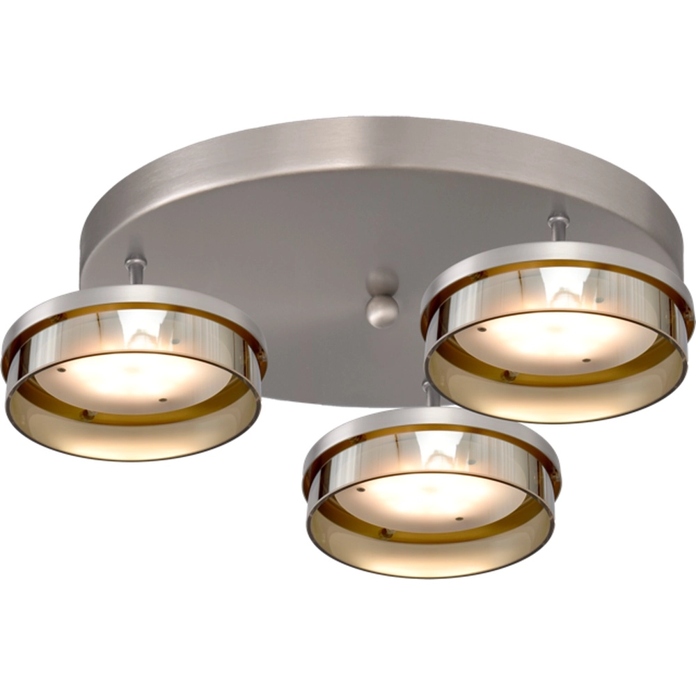 Ceiling lamp Imperia 3-light nickel