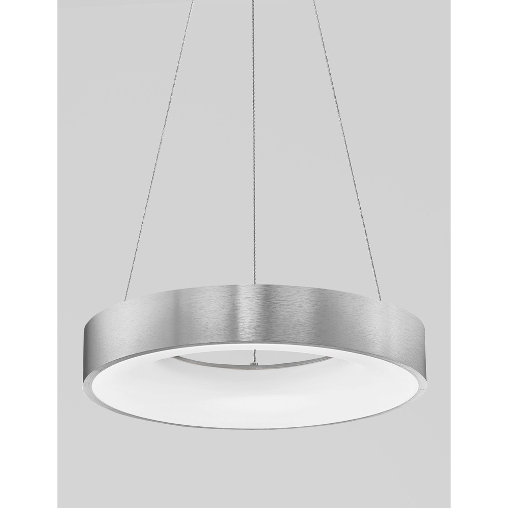 Pendant lamp Rando Thin silver grey Ø 38cm Lyora 5212017420183