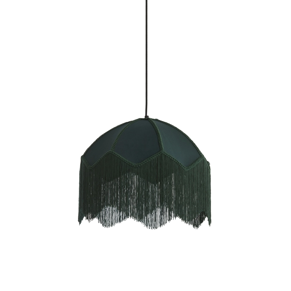 Pendant lamp Malacia Ø 40cm - velvet green