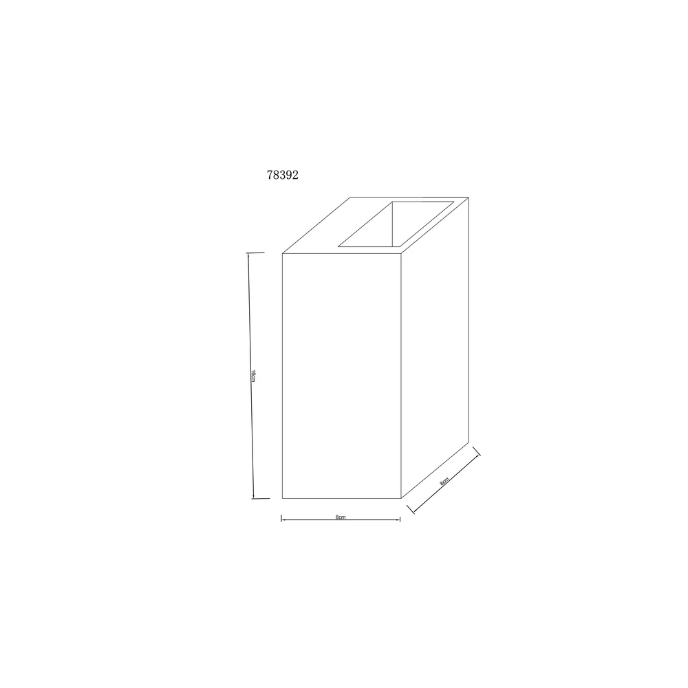 Rectangular wall lamp Rojas 6W Globo 9007371592678