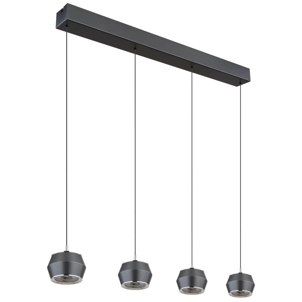 Round pendant lamp Marthy grey Ø 10cm Globo 9007371452118