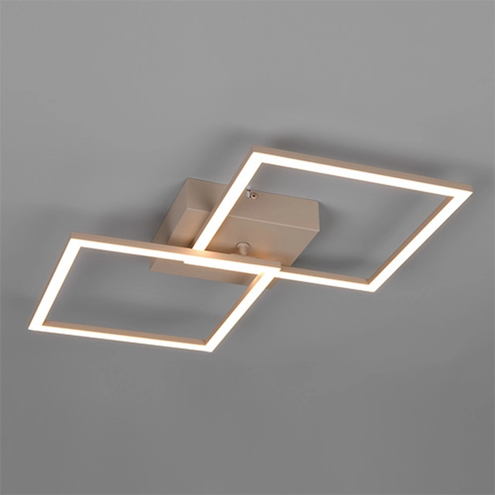 Modern ceiling lamp Trail 60cm sand brown