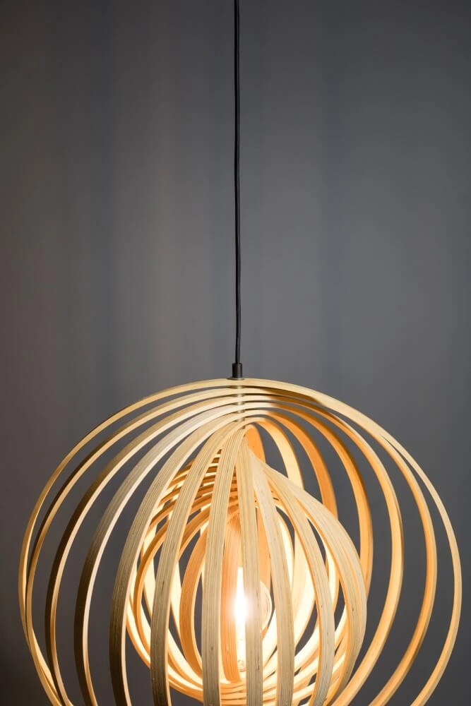 Wooden pendant lamp Woody Ø 43.5cm ETH 8720195305323