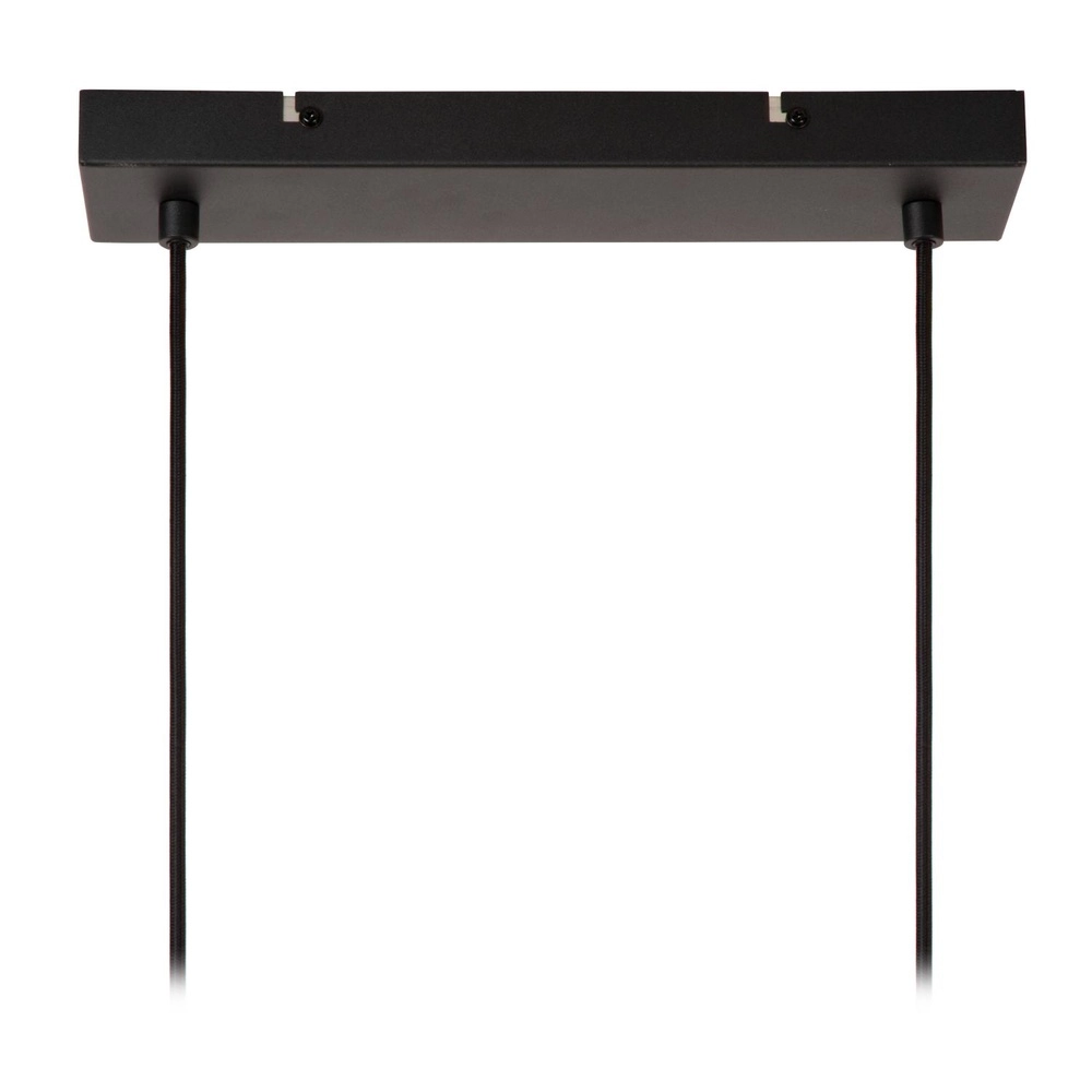 4-light pendant lamp Maya Black Lucide 5411212452566